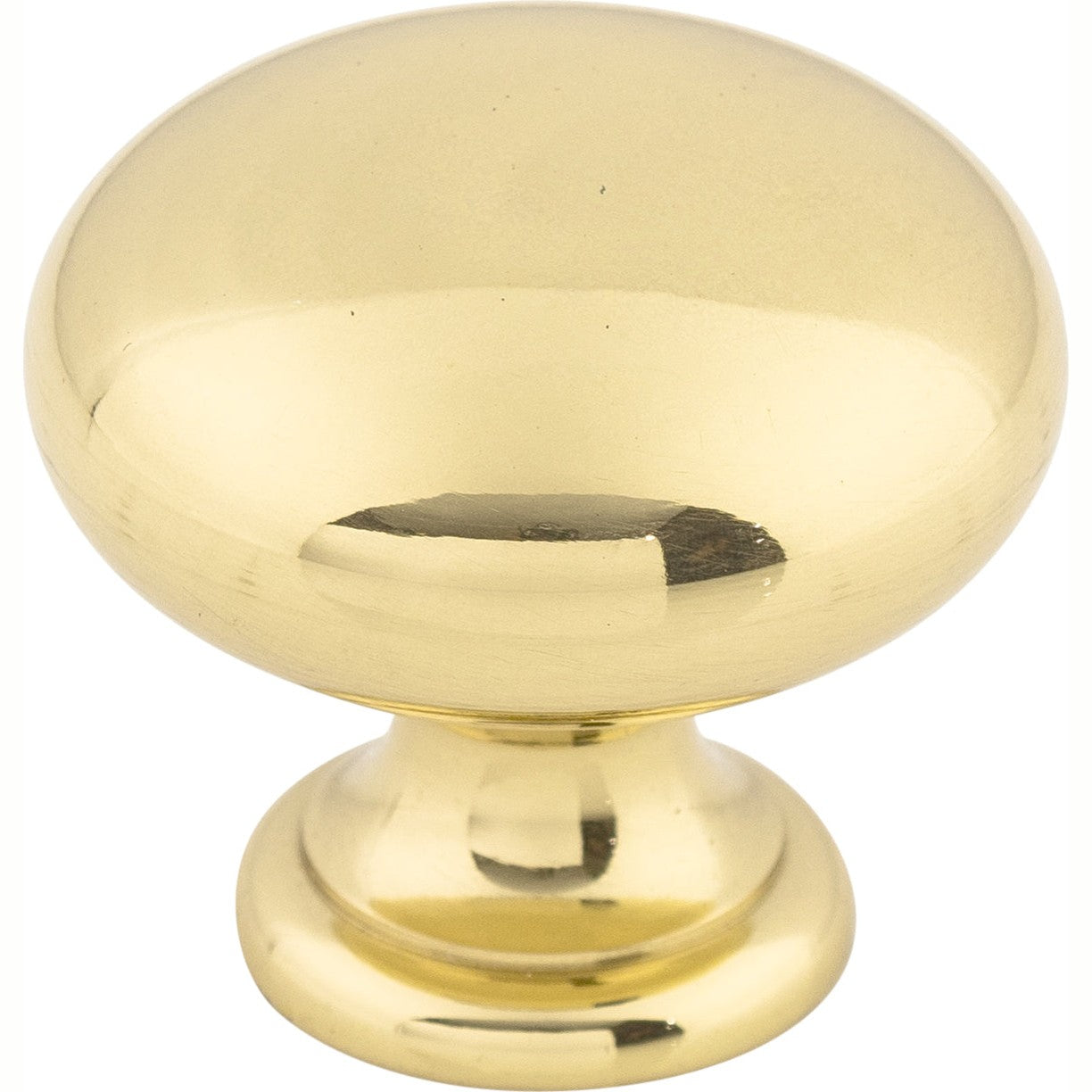 Top Knobs Mushroom Series 1-1/4"L Knob, Polished Brass
