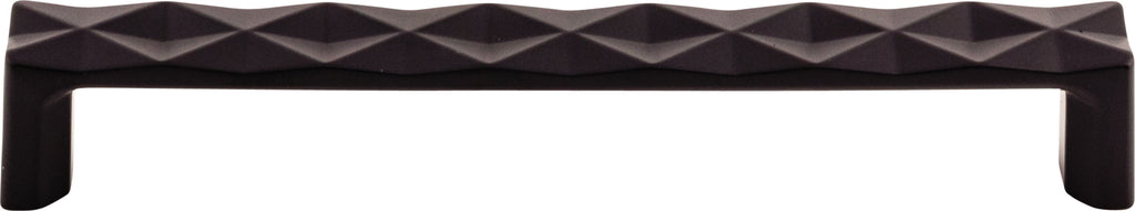 Top Knobs Quilted Series 6-5/16"(160mm) CC Pull, Flat Black