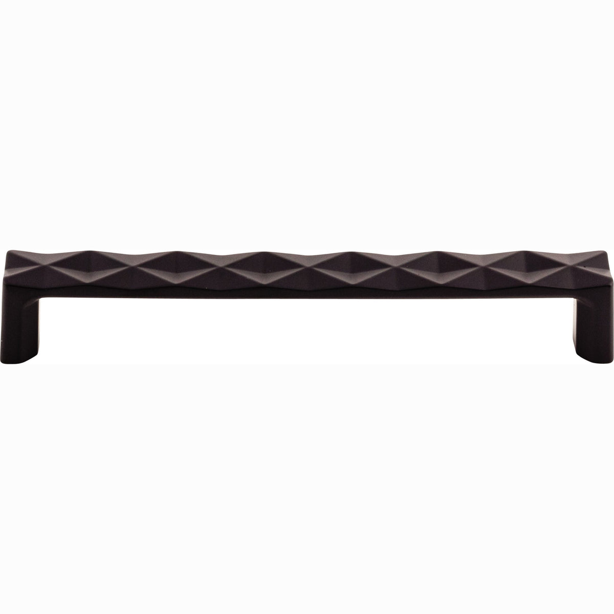 Top Knobs Quilted Series 6-5/16"(160mm) CC Pull, Flat Black