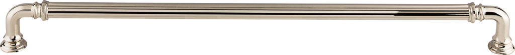 Top Knobs Reeded Series 12"(304mm) CC Pull, Polished Nickel