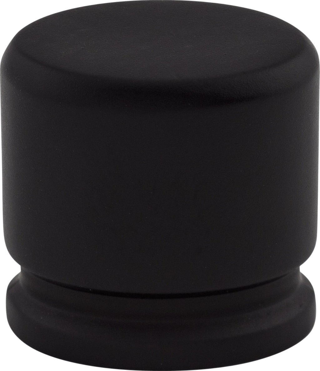 Top Knobs Oval Series 1-1/8"L Knob, Flat Black
