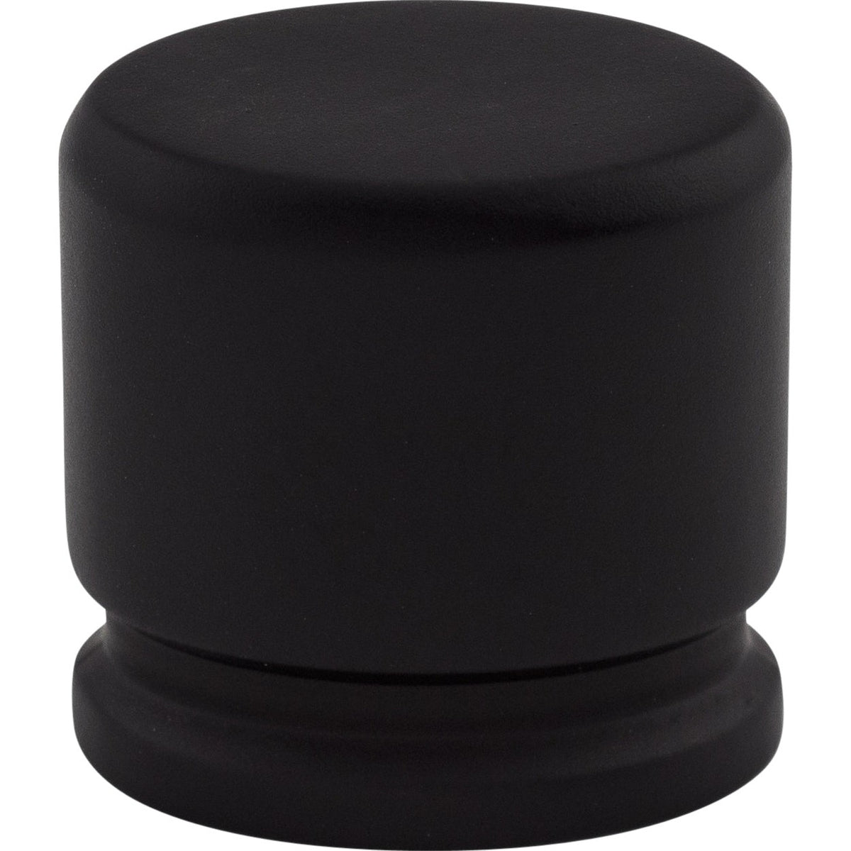 Top Knobs Oval Series 1-1/8"L Knob, Flat Black