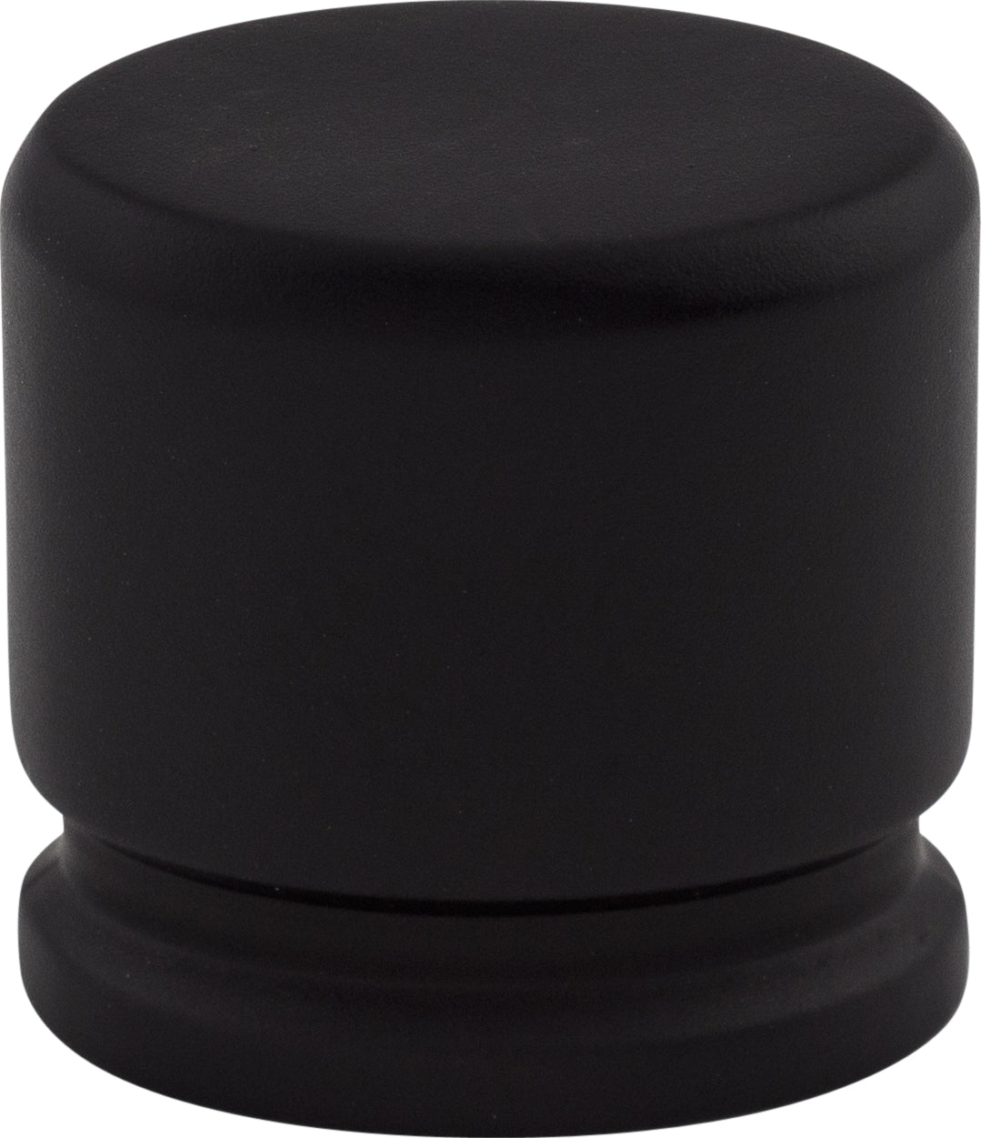 Top Knobs Oval Series 1-1/8"L Knob, Flat Black
