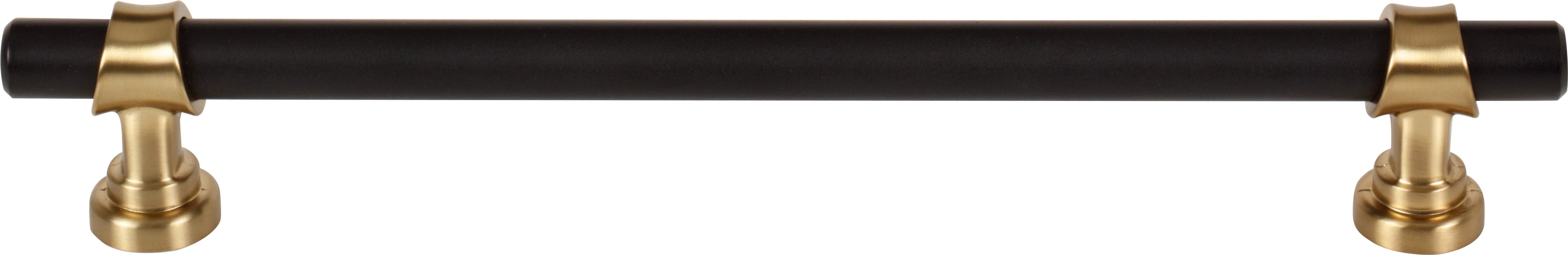Top Knobs Bit Series 7-9/16"(192mm) CC Pull, Flat Black and Honey Bronze