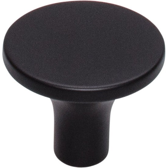 Top Knobs Marion Series 1-1/4"L Knob, Flat Black