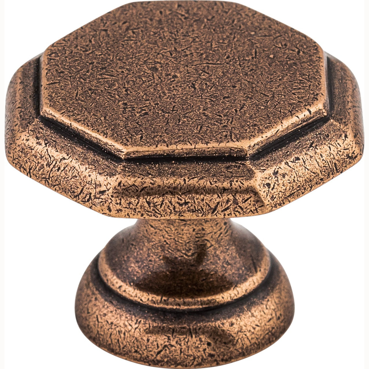 Top Knobs Devon Series 1-1/4"L Knob, Old English Copper