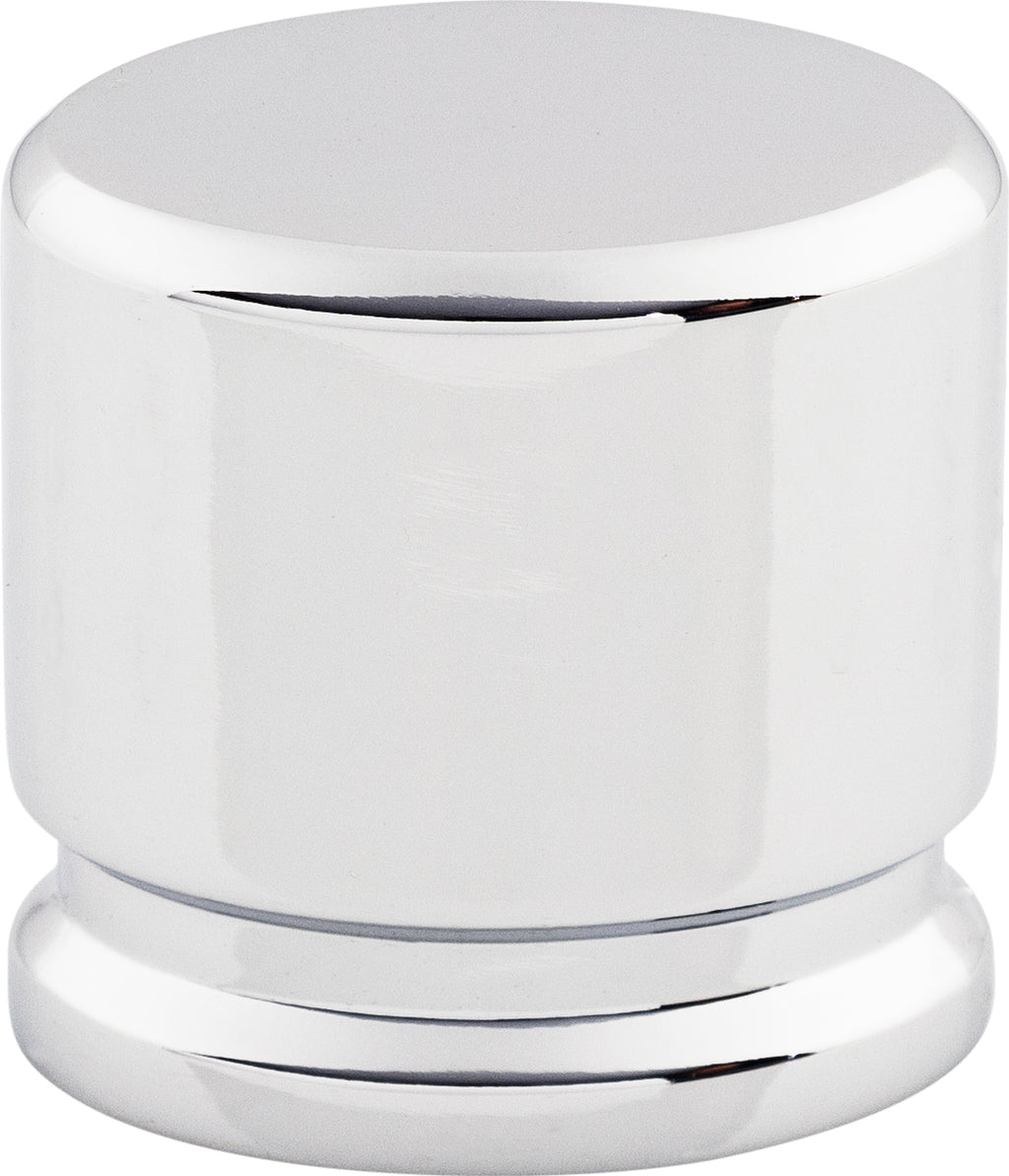 Top Knobs Oval Series 1-1/8"L Knob, Polished Chrome