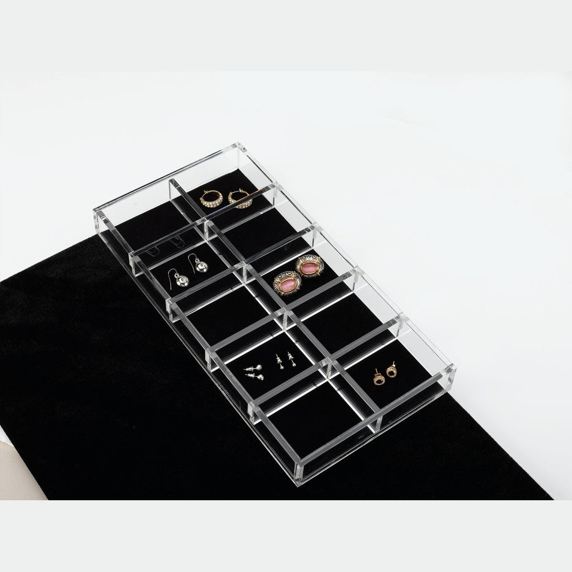 Large Clear Acrylic Jewelry Organizer Drawer Insert