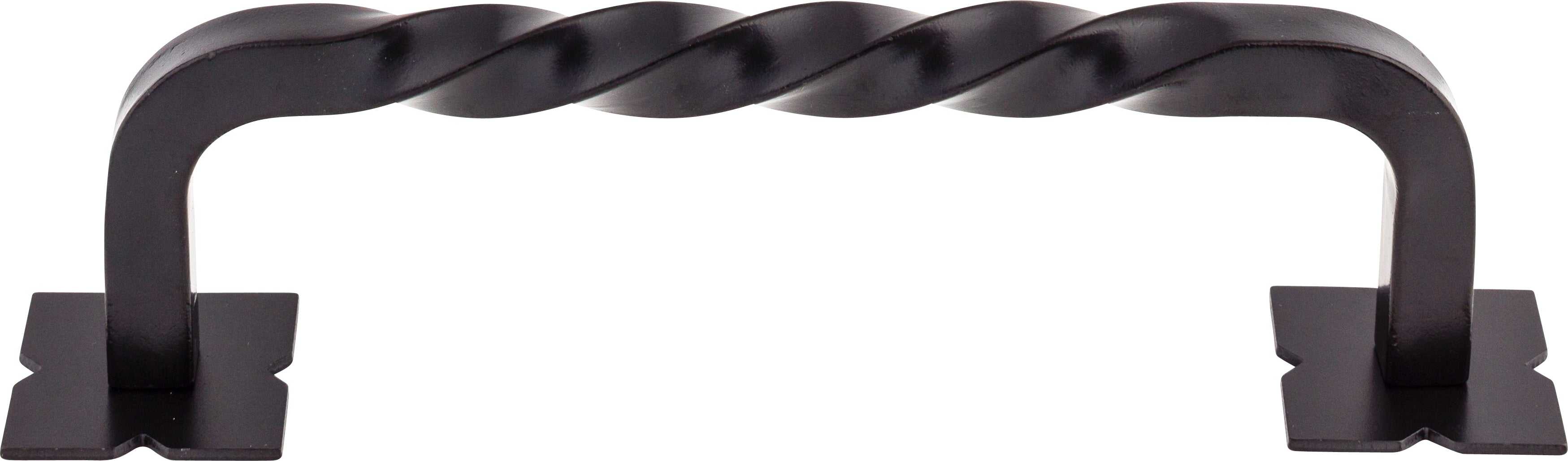 Top Knobs Normandy Twist Series 8"(203mm) CC Appliance Pull, Patina Black