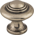 Top Knobs Ascot Series 1-1/4"L Knob, Pewter Antique