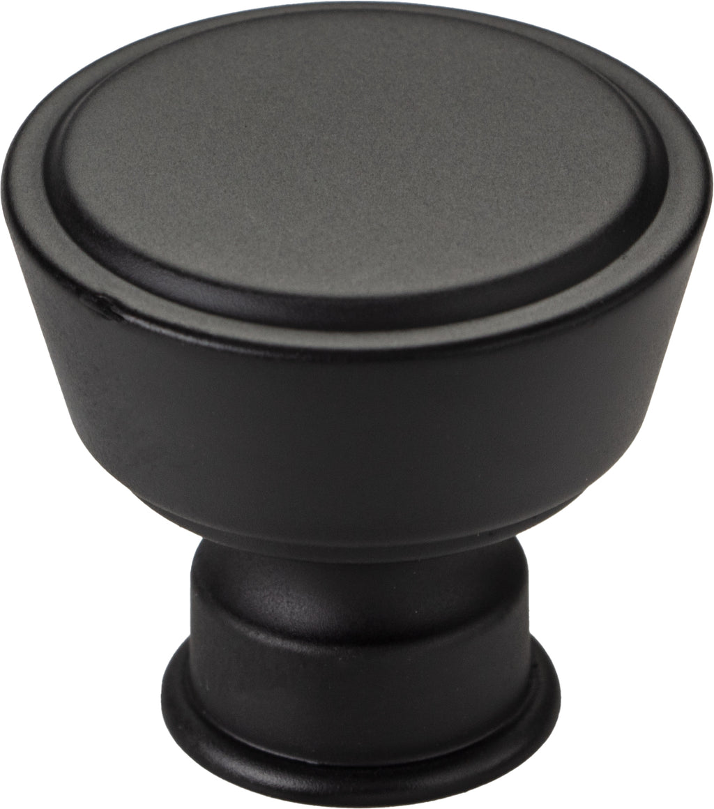 Top Knobs Ormonde Series 1-3/8"L Knob, Flat Black