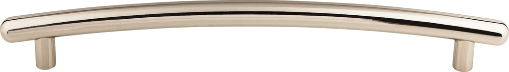 Top Knobs Curved Series 12"(304mm) CC Appliance Pull, Polished Nickel
