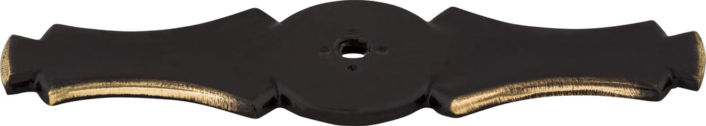 Top Knobs Celtic Series 3-5/8"L Backplate, Dark Antique Brass