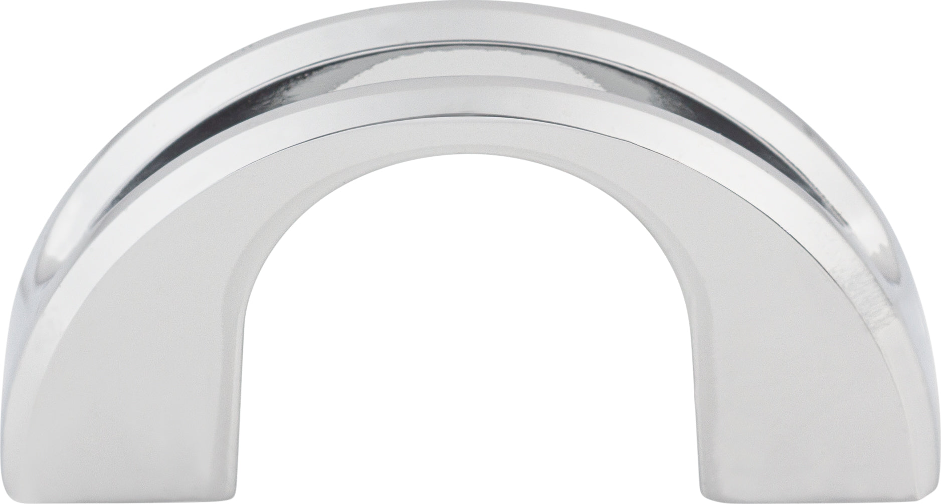 Top Knobs Tango Series 1-1/4"(32mm) CC U Pull, Polished Chrome
