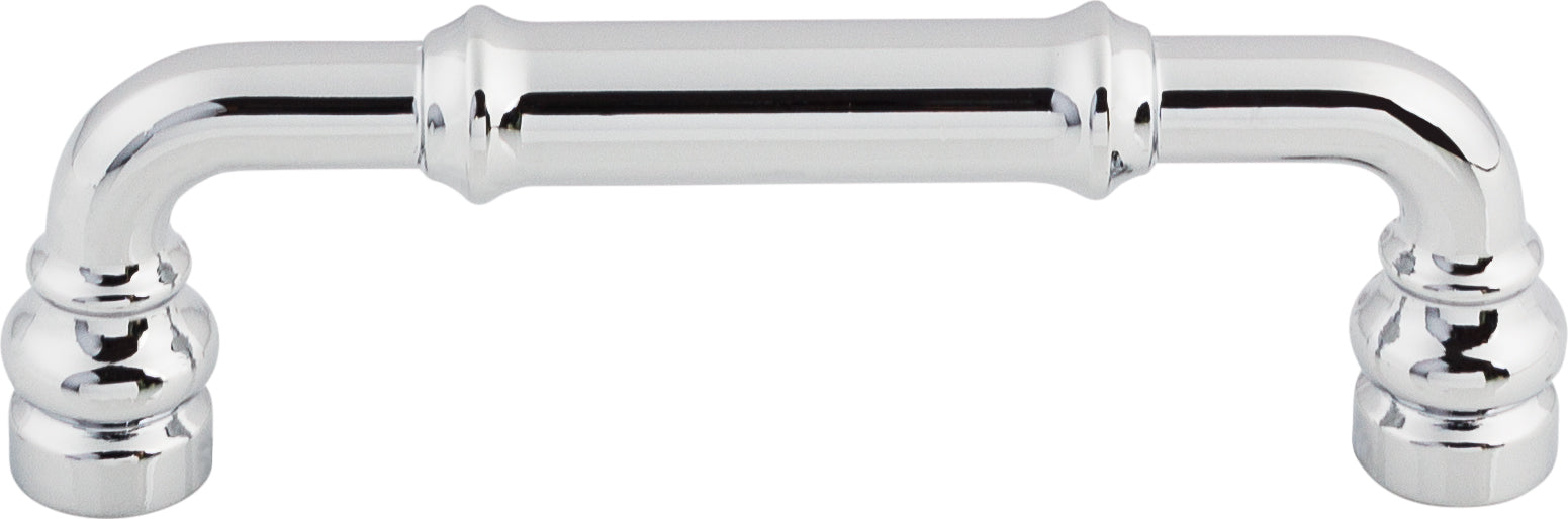 Top Knobs Brixton Series 3-3/4"(95mm) CC Pull, Polished Chrome