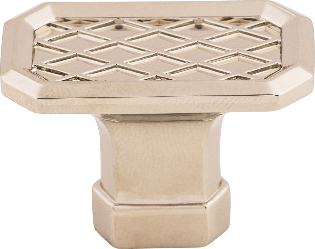 Top Knobs Tower Bridge Series 1-1/2"L Knob, Polished Nickel