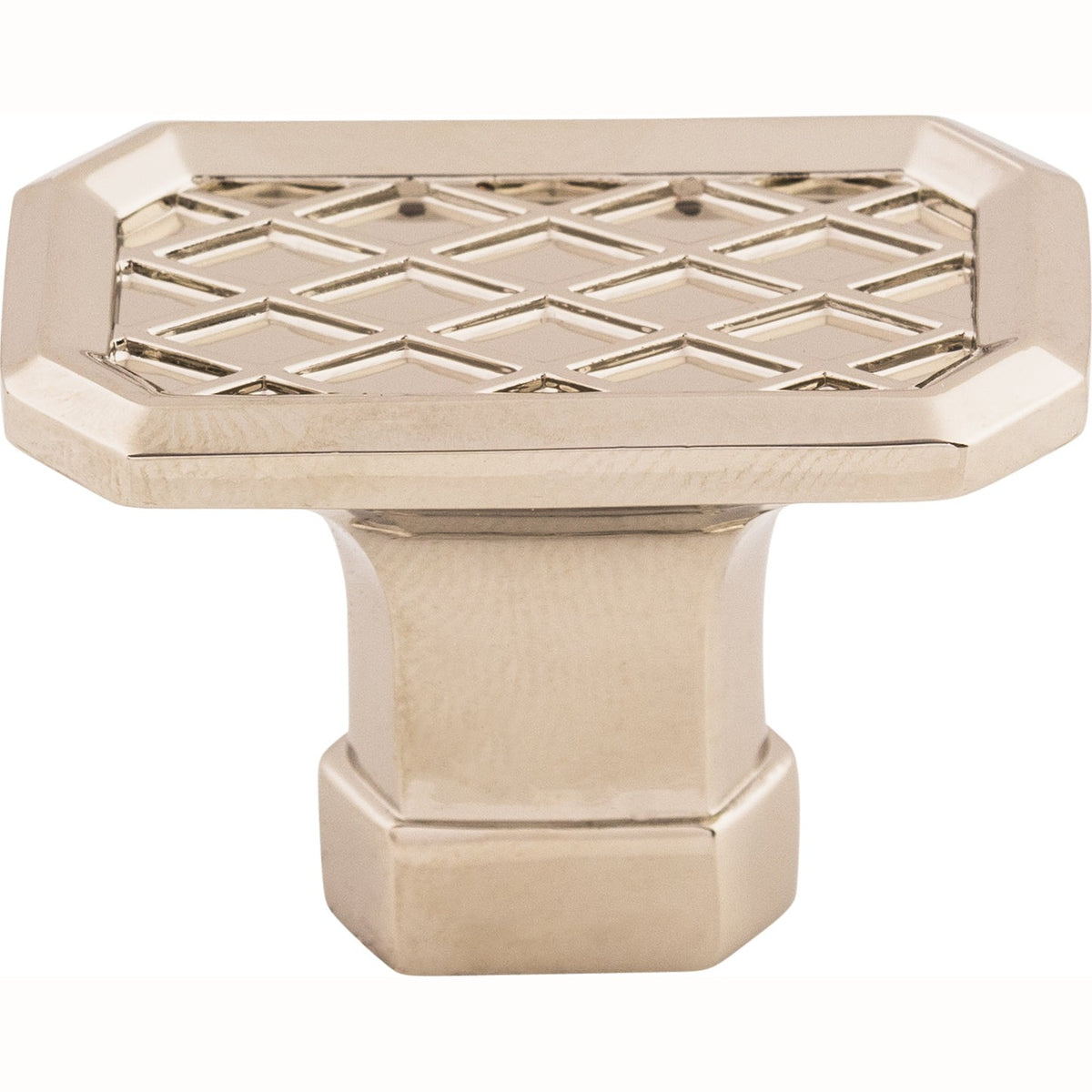 Top Knobs Tower Bridge Series 1-1/2"L Knob, Polished Nickel
