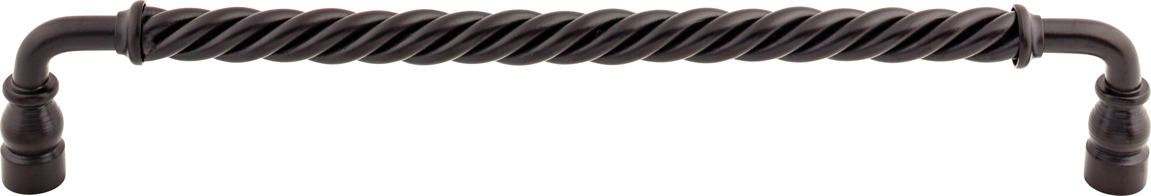 Top Knobs Twisted Series 12"(304mm) CC Bar Pull, Patina Black