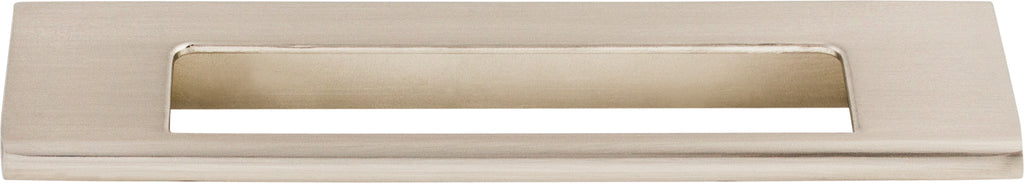 Top Knobs Europa Series 5"(127mm) CC Cut Out Tab Pull, Brushed Satin Nickel