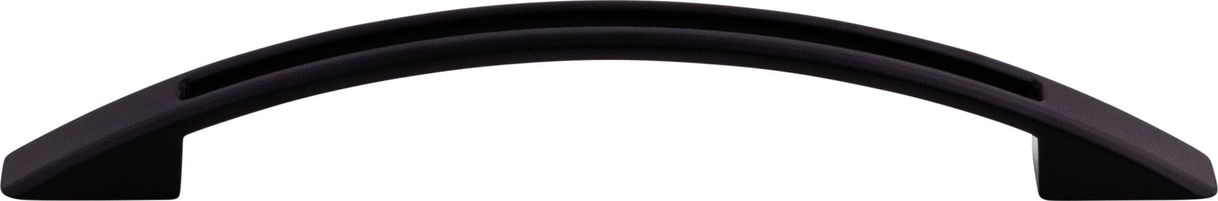 Top Knobs Tango Series 5-1/16"(128mm) CC Cut Out Pull, Flat Black
