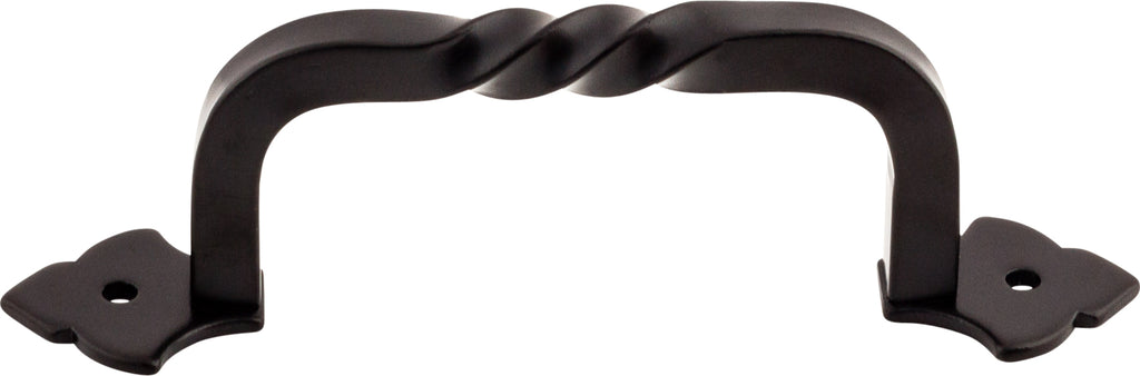 Top Knobs Norman Crest Series 4"(101mm) CC Pull, Patina Black