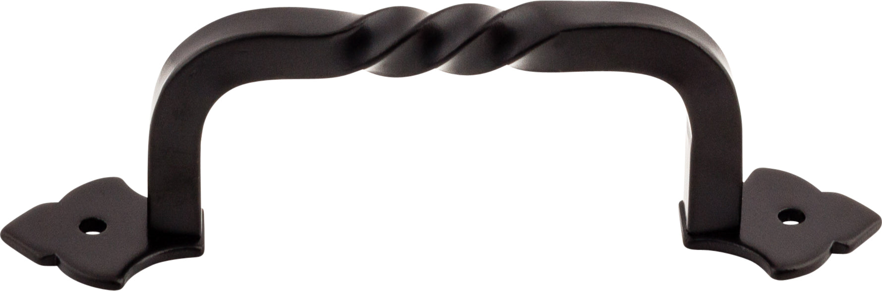 Top Knobs Norman Crest Series 4"(101mm) CC Pull, Patina Black