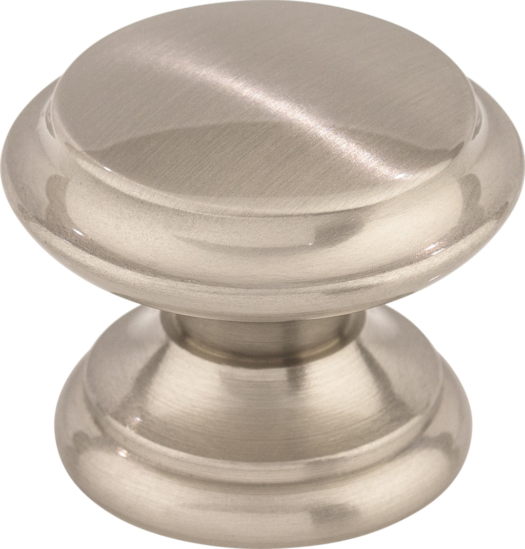 Top Knobs Flat Top Series 1-3/8"L Knob, Brushed Satin Nickel