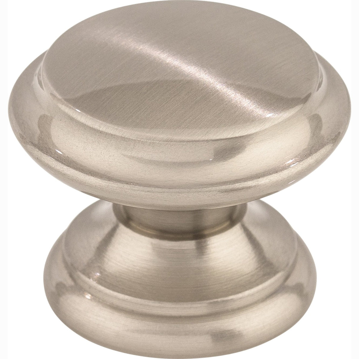 Top Knobs Flat Top Series 1-3/8"L Knob, Brushed Satin Nickel