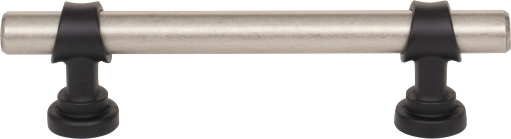 Top Knobs Bit Series 3-3/4"(95mm) CC Pull, Pewter Antique and Flat Black