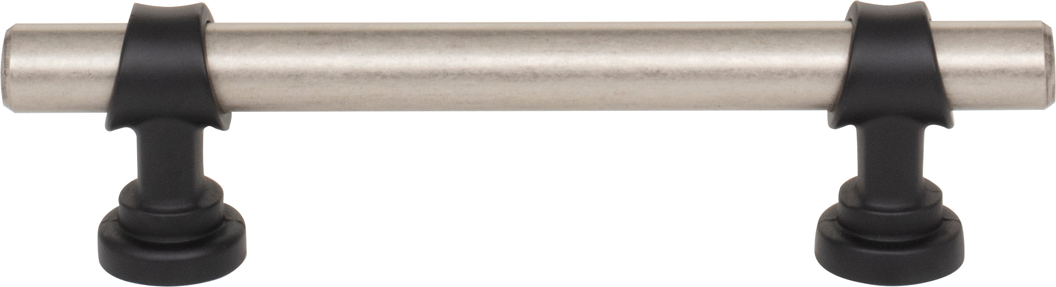 Top Knobs Bit Series 3-3/4"(95mm) CC Pull, Pewter Antique and Flat Black