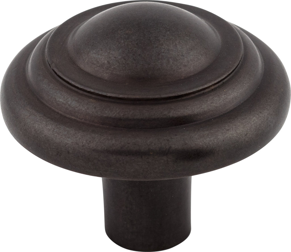 Top Knobs Aspen Button Series 1-3/4"L Knob, Medium Bronze