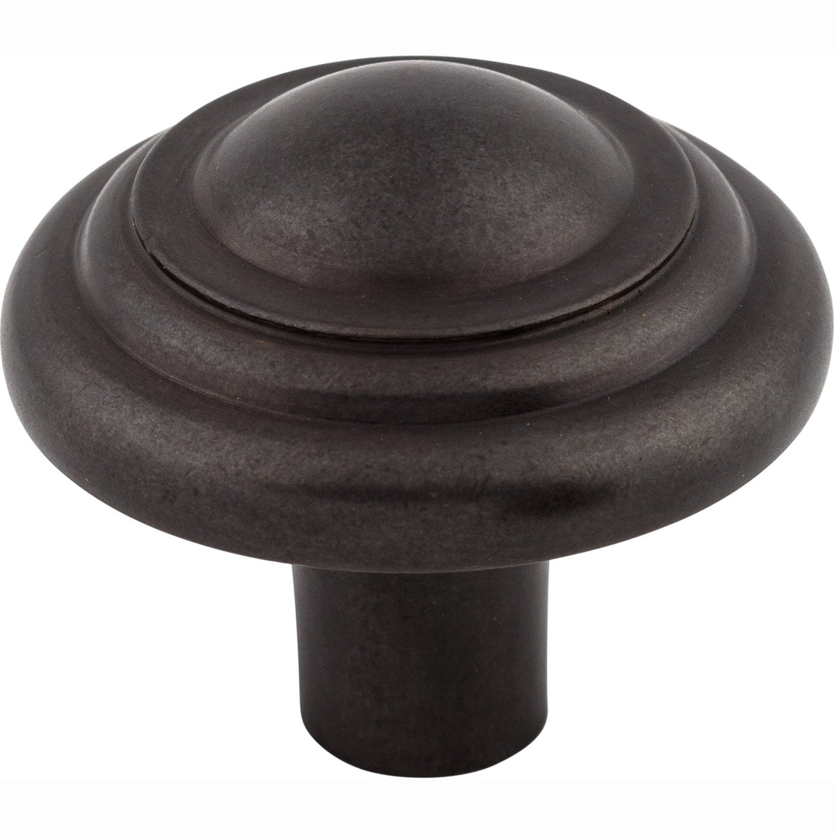 Top Knobs Aspen Button Series 1-3/4"L Knob, Medium Bronze