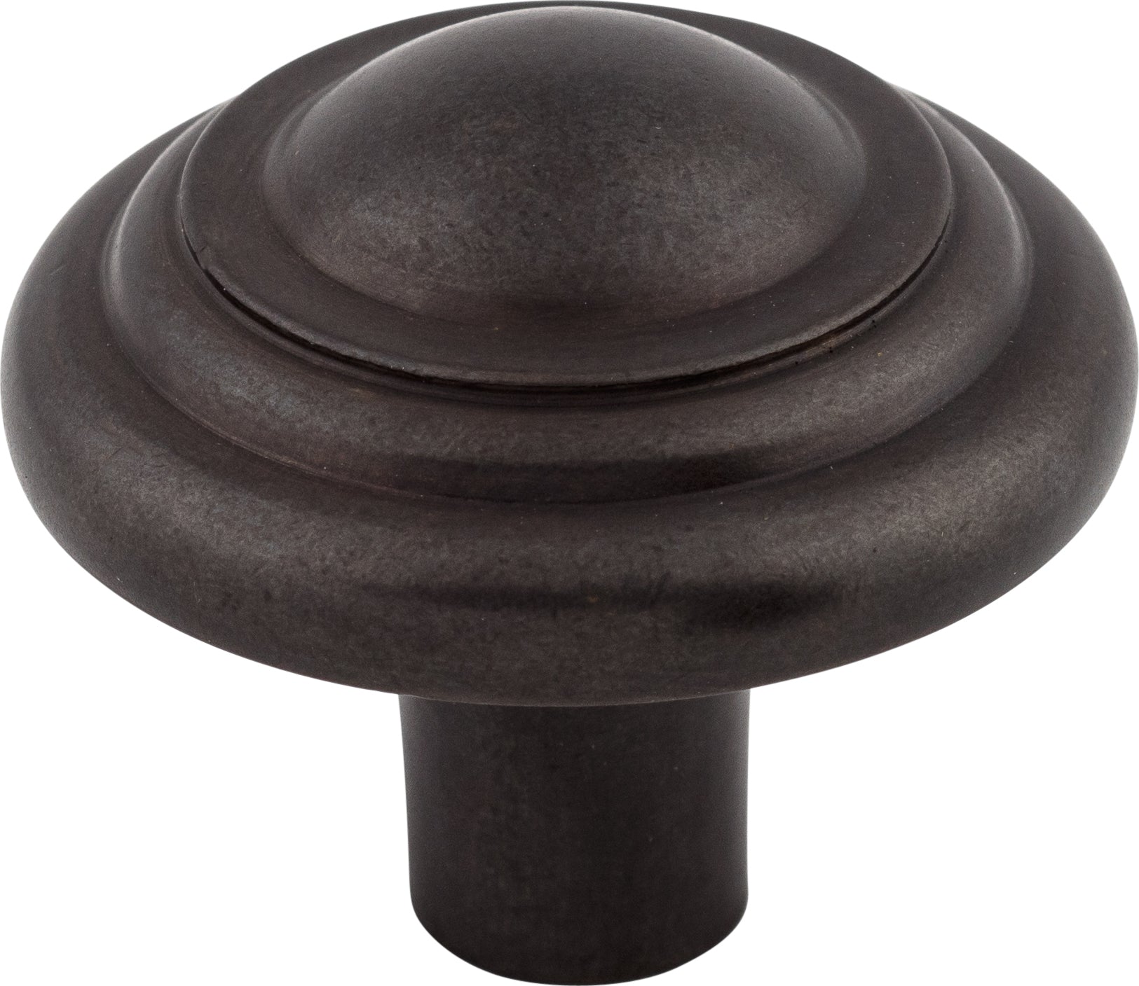 Top Knobs Aspen Button Series 1-3/4"L Knob, Medium Bronze