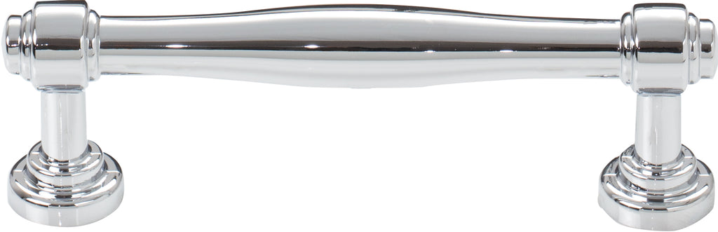 Top Knobs Ulster Series 3-3/4"(95mm) CC Pull, Polished Chrome