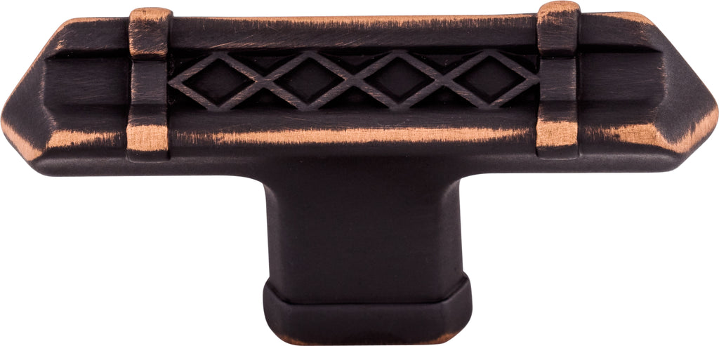 Top Knobs Tower Bridge Series 2-5/8"L T-Handle, Umbrio