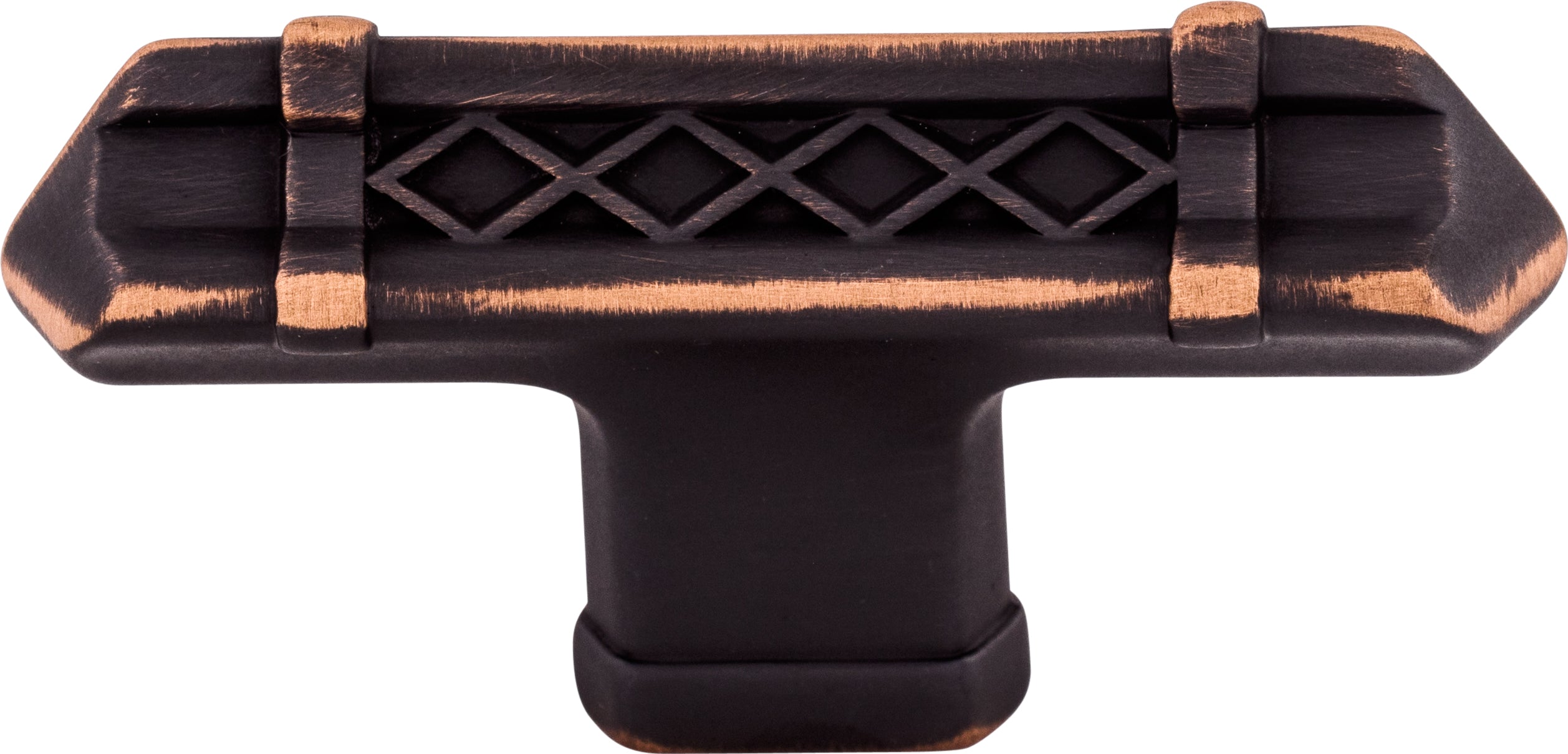 Top Knobs Tower Bridge Series 2-5/8"L T-Handle, Umbrio