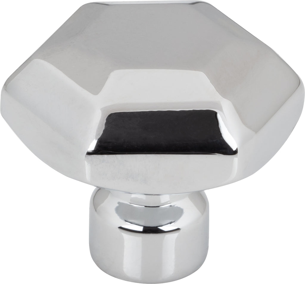 Top Knobs Dustin Series 1-1/4"-L Knob, Polished Chrome