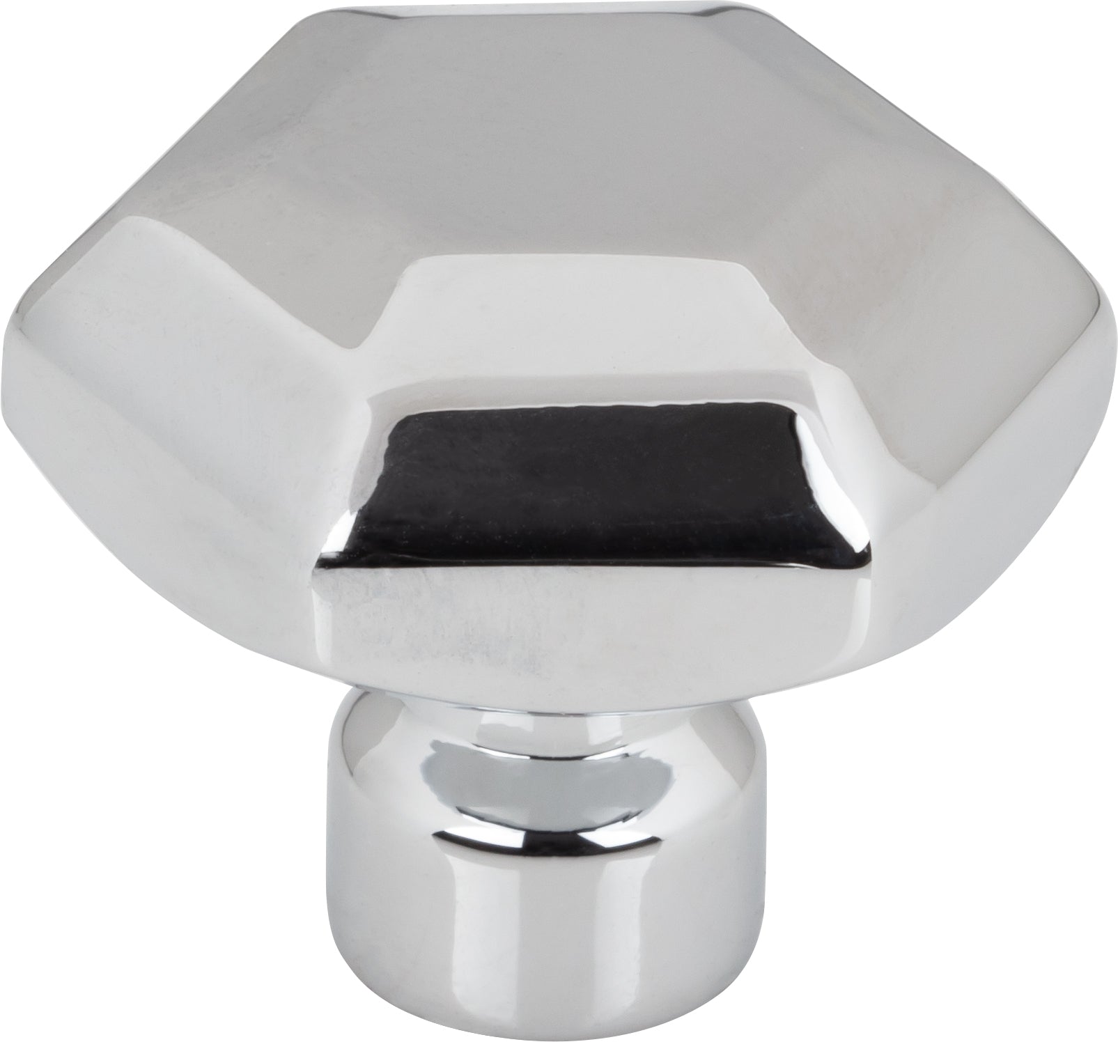 Top Knobs Dustin Series 1-1/4"-L Knob, Polished Chrome