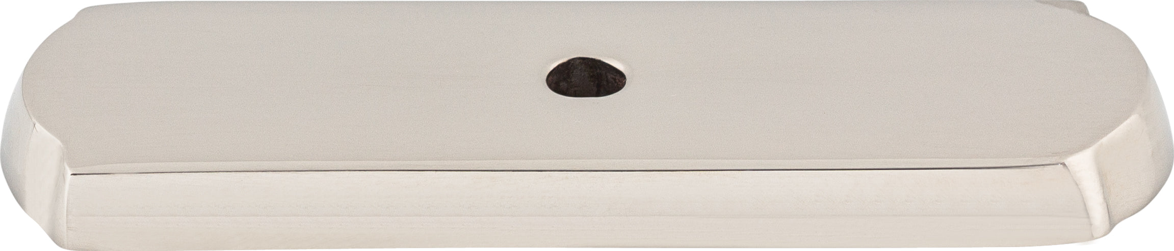 Top Knobs Aspen II Backplate Series 2-1/2"L Rectangle, Polished Nickel