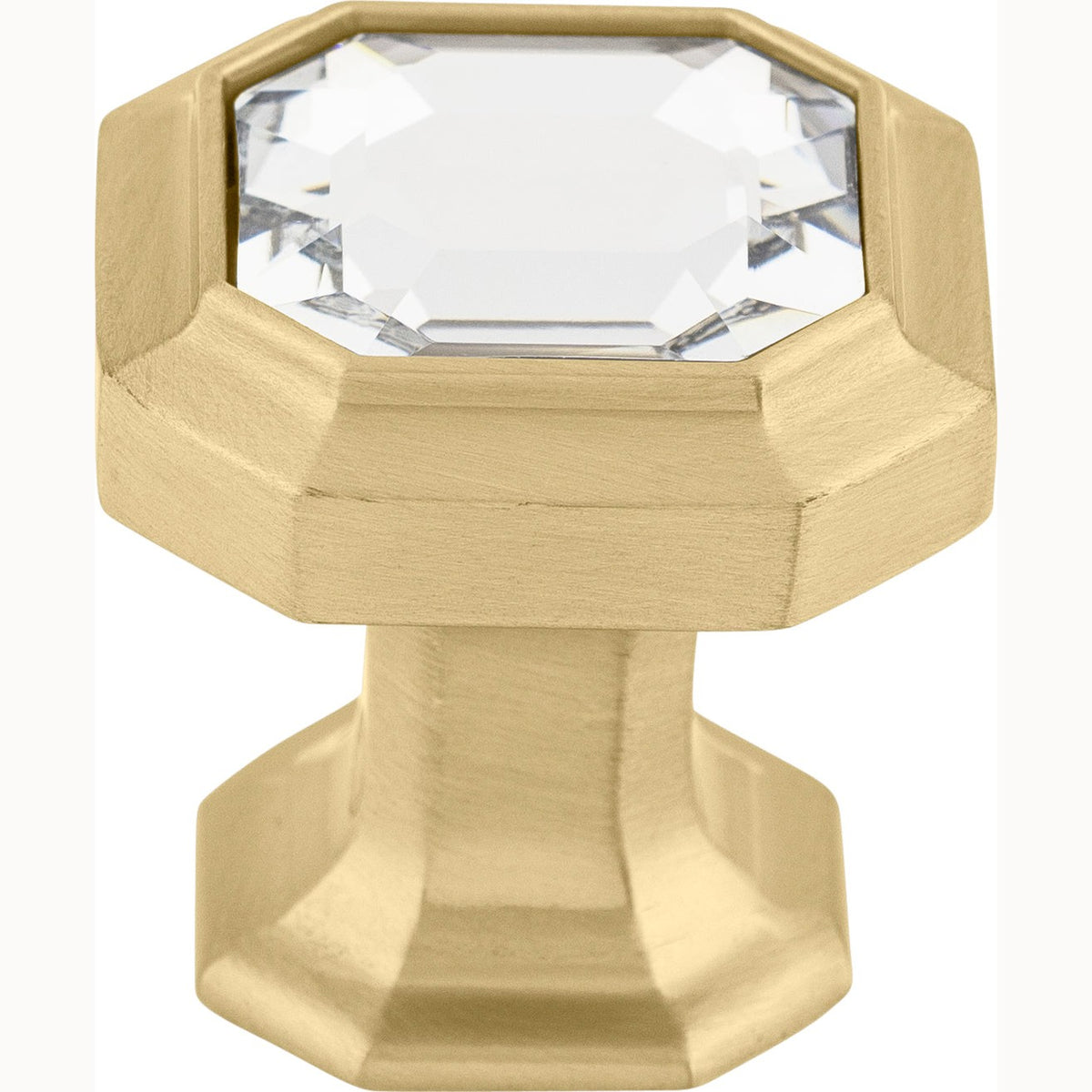 Top Knobs Crystal Emerald Series 1-1/8"L Knob, Honey Bronze