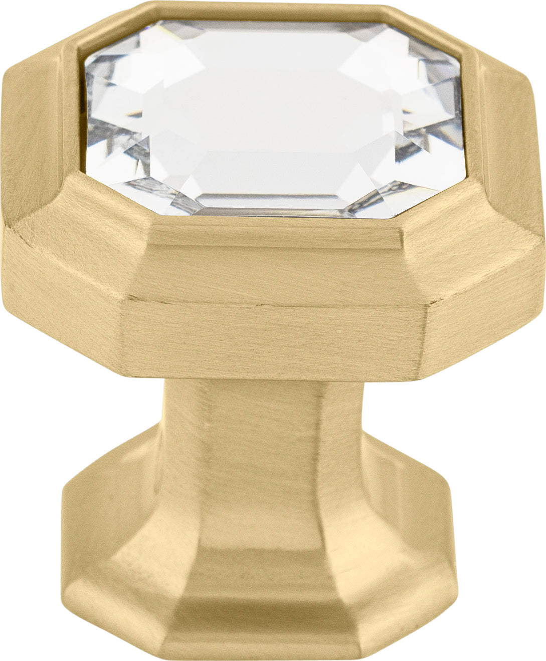 Top Knobs Crystal Emerald Series 1-1/8"L Knob, Honey Bronze
