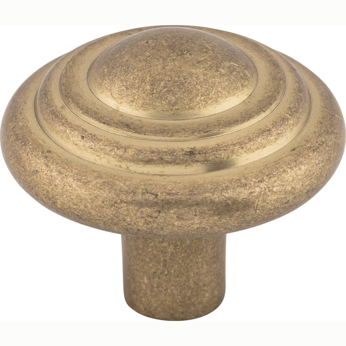 Top Knobs Aspen Button Series 1-3/4"L Knob, Light Bronze