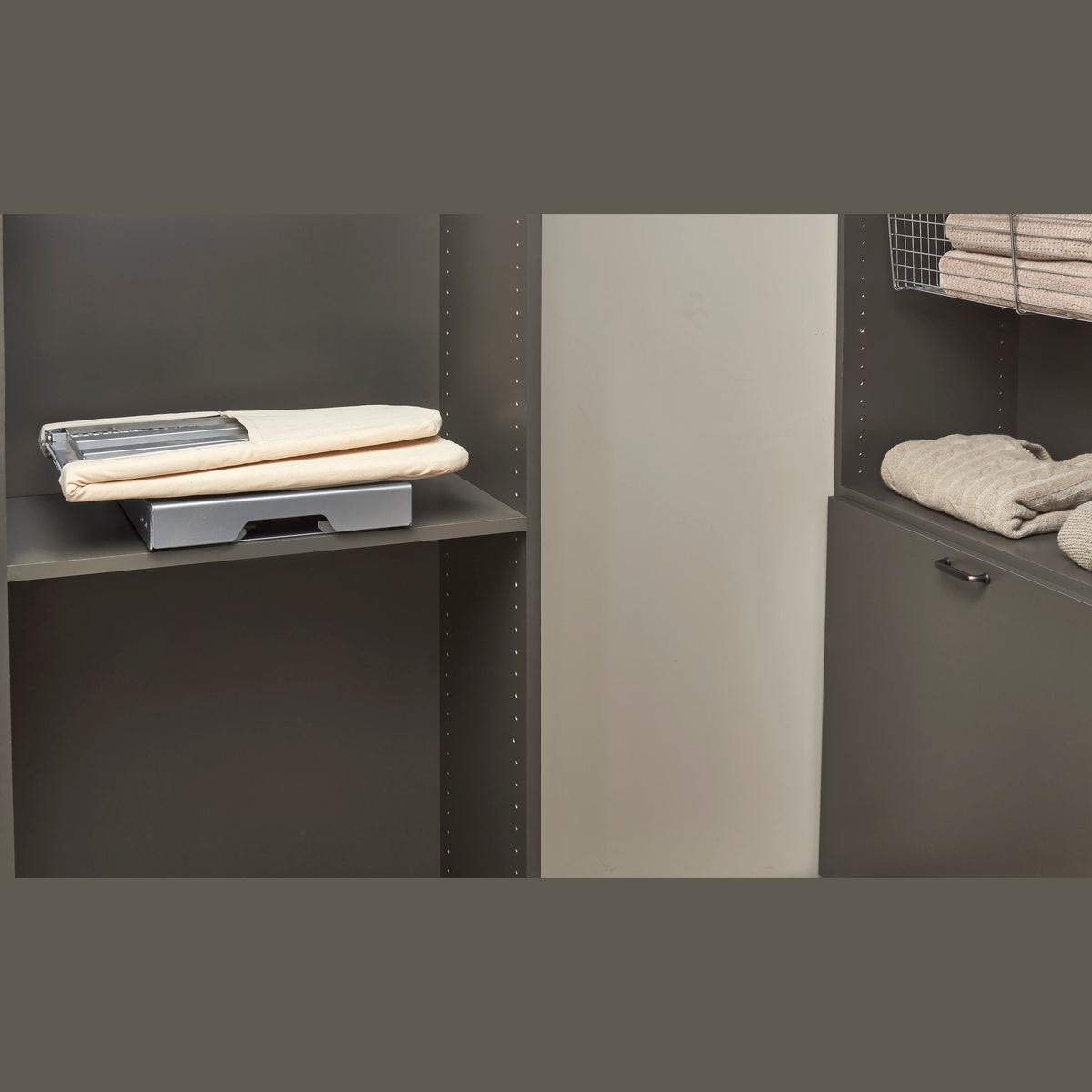 Silver/Tan Elite Rotating Ironing Board w/ Soft-Close