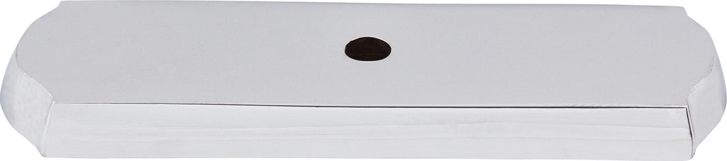 Top Knobs Aspen II Backplate Series 2-1/2"L Rectangle, Polished Chrome