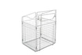 Small Chrome Closet Tilt Out Hamper Basket