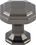 Top Knobs Emerald Series 1-1/8"L Knob, Ash Gray