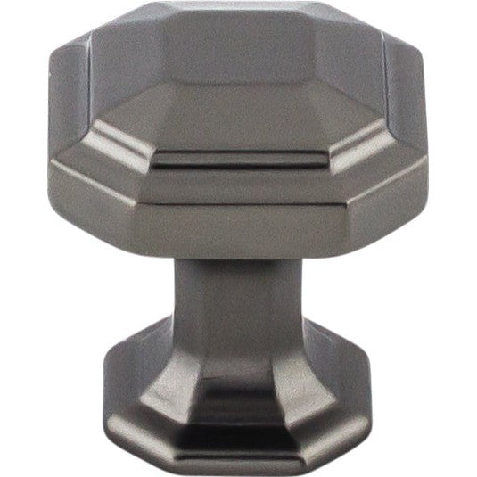 Top Knobs Emerald Series 1-1/8"L Knob, Ash Gray