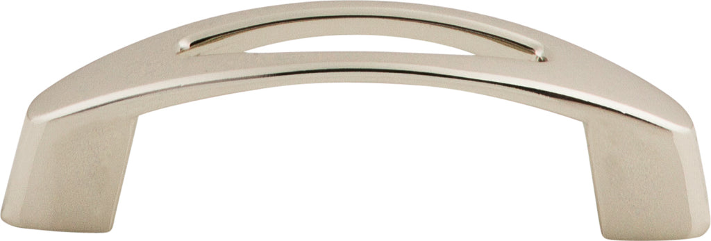 Top Knobs Verona Series 3"(76mm) CC Pull, Polished Nickel