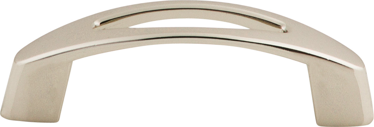 Top Knobs Verona Series 3"(76mm) CC Pull, Polished Nickel