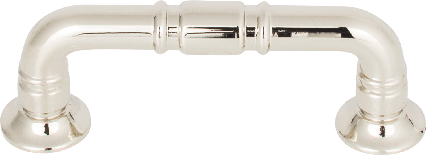 Top Knobs Kent Series 3"(76mm) CC Pull, Polished Nickel